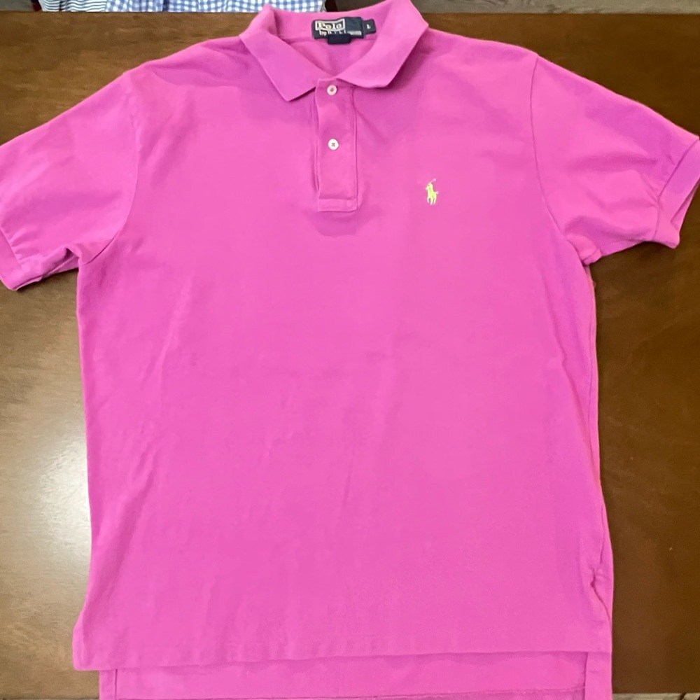 Ralph Lauren Bright Pink Polo Shirt